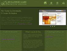 Tablet Screenshot of bullfroglabs.net